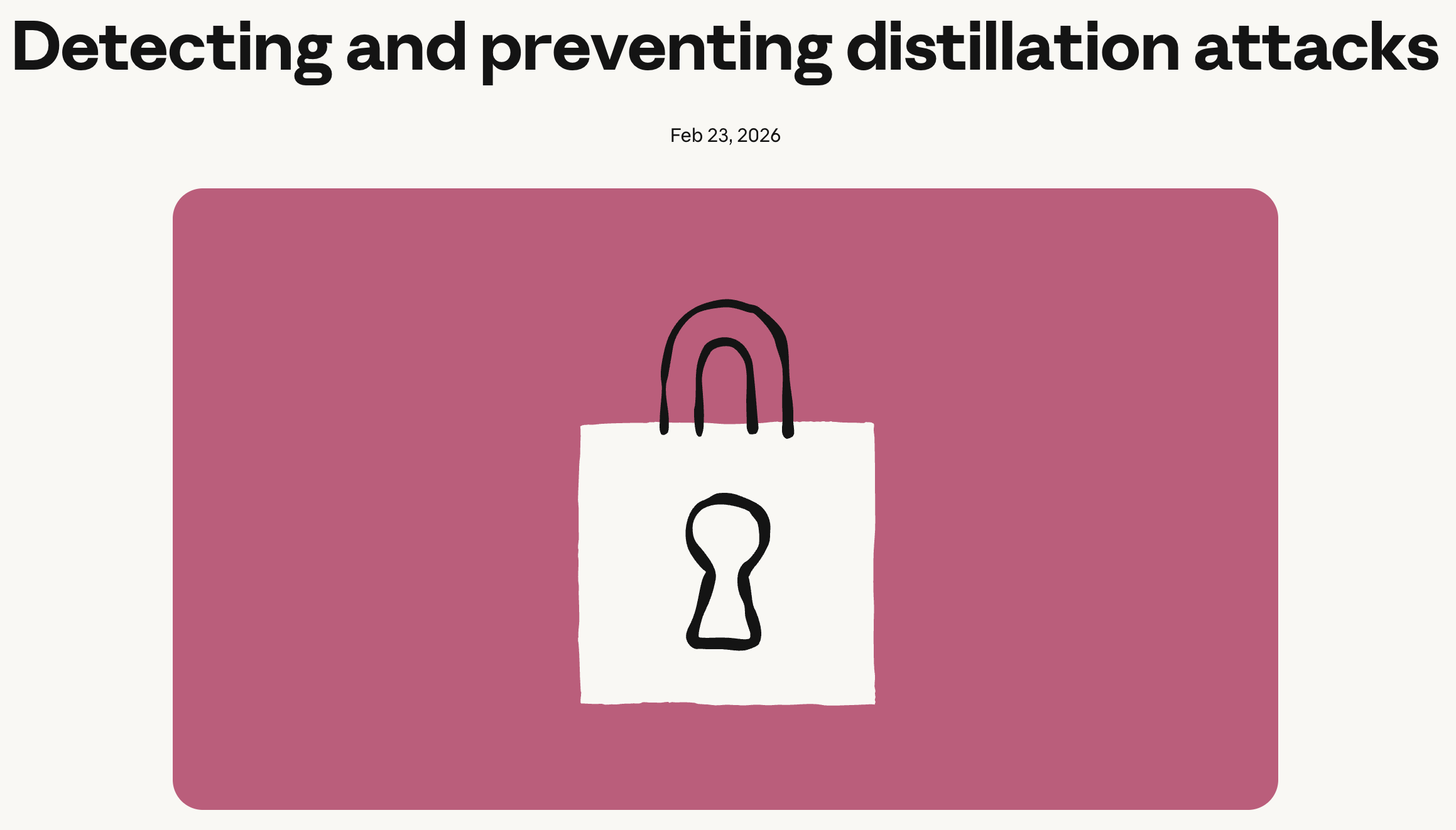 Anthropic distillation attacks